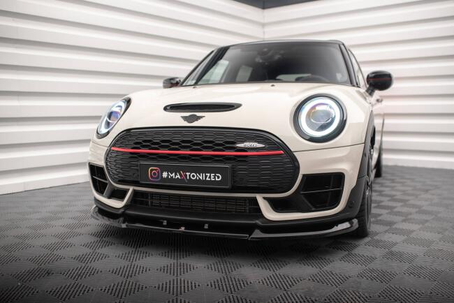 Maxton Design Frontlippe V.1 für Mini Cooper Clubman John Cooper Works F54 Facelift Hochglanz schwarz