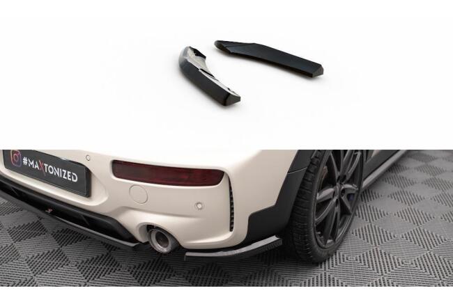 Maxton Design Diffusor Flaps für Mini Cooper Clubman (F54) JCW Facelift Hochglanz schwarz