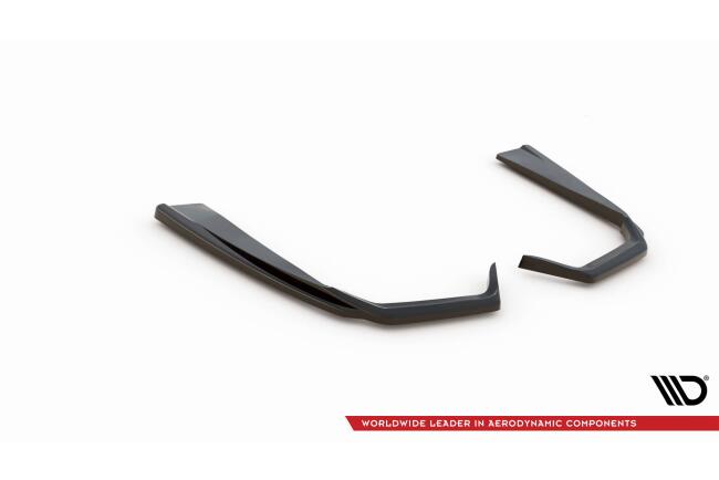 Maxton Design Diffusor Flaps V.2 für Mercedes AMG C 43 Limousine W205 Facelift Hochglanz schwarz