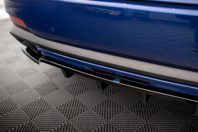 Maxton Design Heckdiffusor DTM Look für Maserati Levante GTS Mk1 Hochglanz schwarz