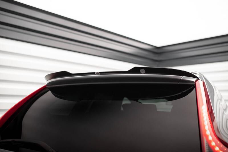 Maxton Design Spoiler Lippe für Volvo XC60 R-Design Mk1 Facelift 2013-2017 Hochglanz schwarz