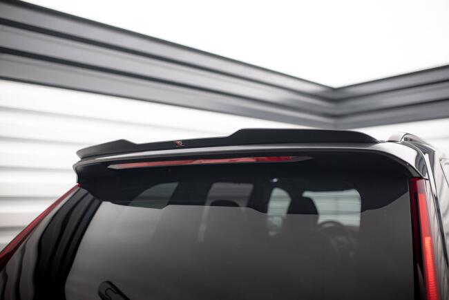 Maxton Design Spoiler Lippe für Volvo XC90 R-Design Mk2 Facelift Hochglanz schwarz