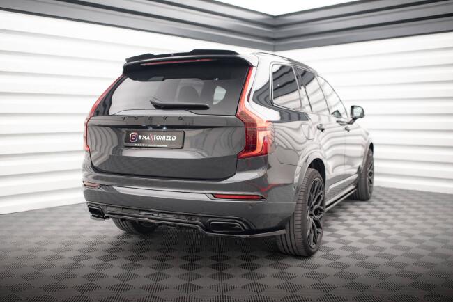 Maxton Design Heckdiffusor DTM Look für Volvo XC90 R-Design Mk2 Facelift Hochglanz schwarz