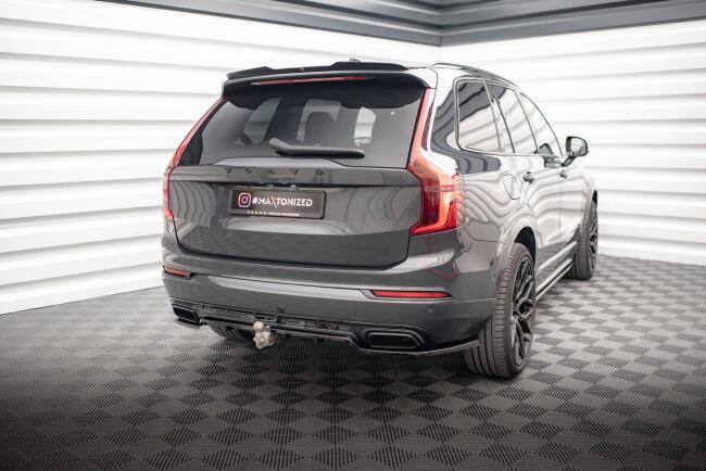 Maxton Design Heckdiffusor DTM Look für Volvo XC90 R-Design Mk2 Facelift Hochglanz schwarz