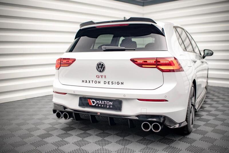 Edelstahl Sportauspuff Endschalldämpfer für VW Golf 8 GTI / Clubsport Endrohre 4x100mm poliert