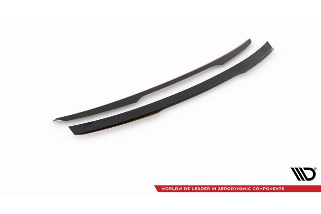 Maxton Design Heckspoiler Lippe V.2 für Audi A5 / A5 S-Line / S5 Coupe B8 8T Hochglanz schwarz