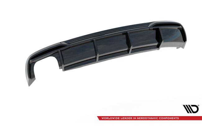 Maxton Design Heckdiffusor für Audi A5 Coupe Standard 8T Facelift Hochglanz schwarz