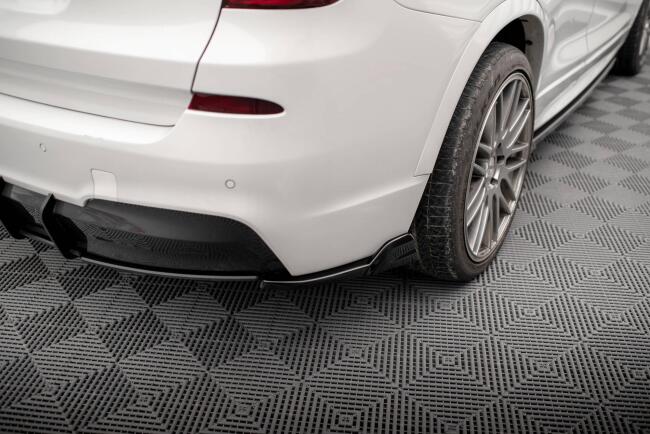 Maxton Design Diffusor Flaps für BMW X3 M-Paket F25 Hochglanz schwarz
