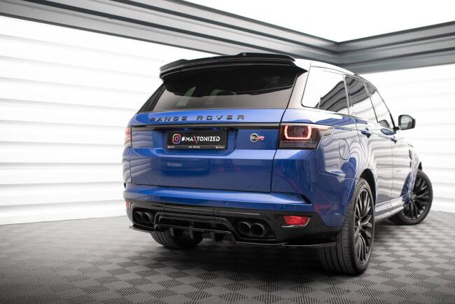 Maxton Design Spoiler Lippe für Land Rover Range Rover Sport SVR Mk2 Hochglanz schwarz