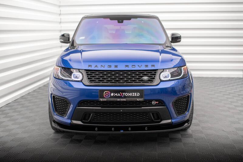 Maxton Design Frontlippe für Land Rover Range Rover Sport SVR Mk2 Hochglanz schwarz