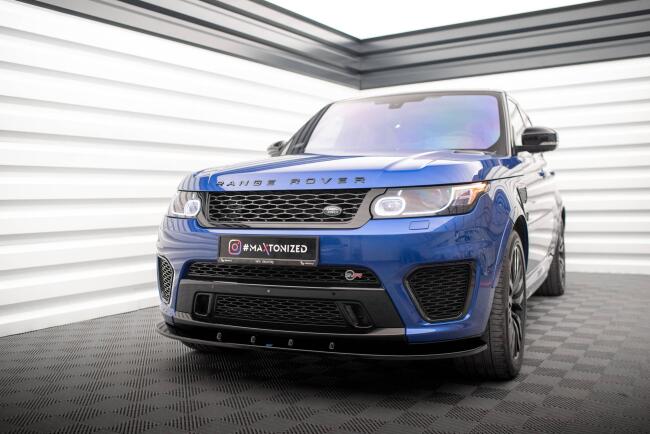 Maxton Design Frontlippe für Land Rover Range Rover Sport SVR Mk2 Hochglanz schwarz