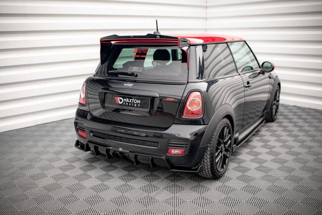 Maxton Design Diffusor Flaps V.3 für Mini Cooper John Cooper Works R56 Hochglanz schwarz