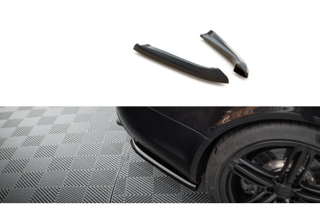 Maxton Design Diffusor Flaps für Audi RS6 Avant C6 Hochglanz schwarz