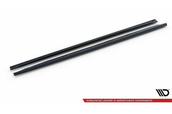 Maxton Design Seitenschweller V.2 für  Audi RS6 Avant C6 Hochglanz schwarz