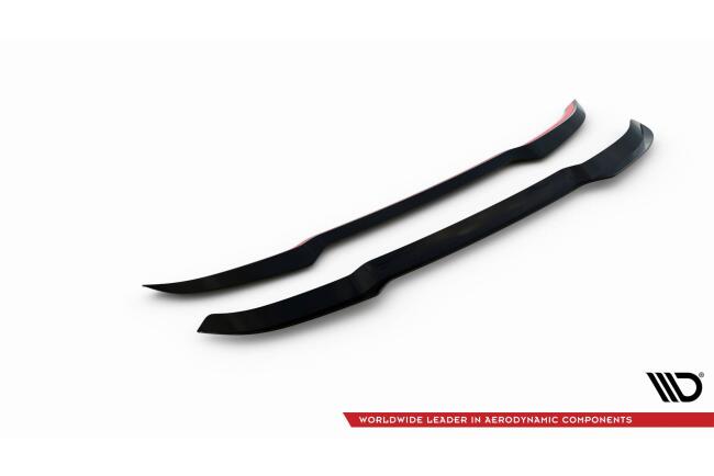 Maxton Design Heckspoiler Lippe (oben) für Audi SQ5 Sportback Mk2 Facelift Hochglanz schwarz