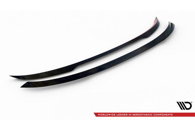 Maxton Design Heckspoiler Lippe (unten) für Audi SQ5 Sportback Mk2 Facelift Hochglanz schwarz
