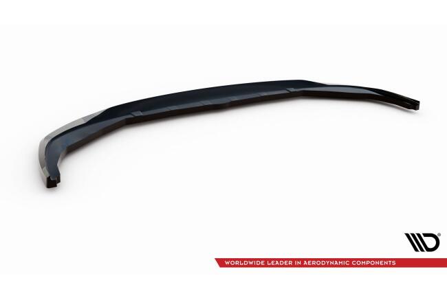 Maxton Design Frontlippe V.2 für BMW 3er M340i / M-Paket G20 / G20 Facelift Hochglanz schwarz