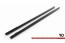 Maxton Design Seitenschweller (Paar) für BMW 3er M340i / M-Paket G20 / G21 Facelift Hochglanz schwarz