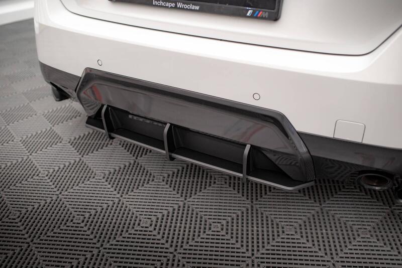 Maxton Design Street Pro Heckdiffusor für BMW 2 Coupe M-Paket G42 Schwarz