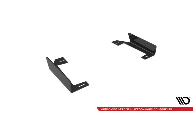 Maxton Design Street Pro Heckdiffusor-Flaps für BMW 2 Coupe M-Paket G42 Hochglanz schwarz