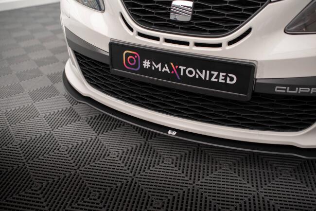 Maxton Design Street Pro Frontlippe für Seat Ibiza Sport Coupe Mk4 schwarz matt