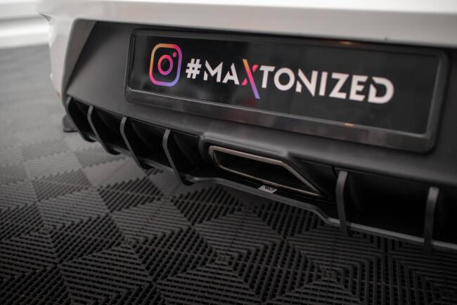 Maxton Design Street Pro Heckdiffusor für Seat Ibiza Sport Coupe Mk4 Rot