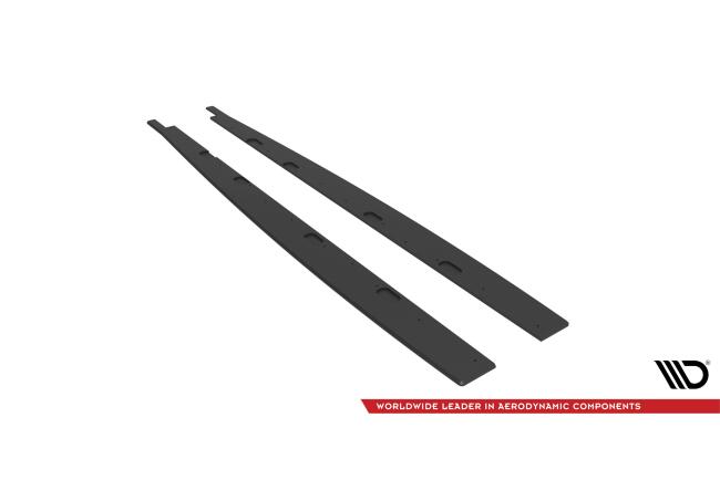 Maxton Design Street Pro Seitenschweller für Seat Ibiza Sport Coupe Mk4 schwarz matt