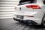 Edelstahl Sportauspuff und Maxton Heckdiffusor V.6 für VW Golf 8 R-Line Endrohre 2x100mm rund