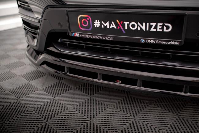 Maxton Design Frontlippe für BMW X3 G01 Hochglanz schwarz