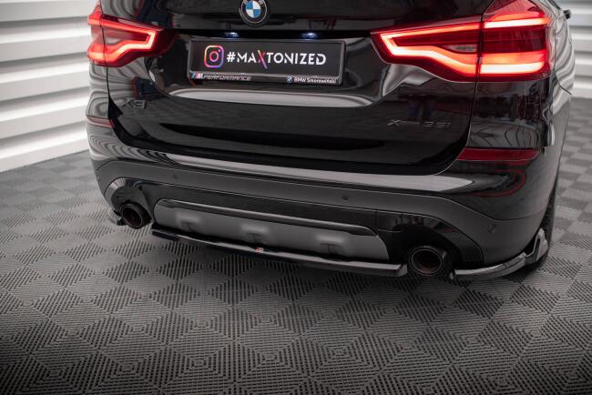 Maxton Design Heckdiffusor DTM Look für BMW X3 G01...