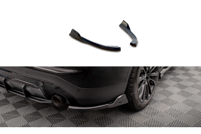 Maxton Design Diffusor Flaps für BMW X3 G01 Hochglanz schwarz