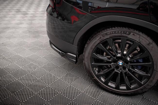 Maxton Design Diffusor Flaps für BMW X3 G01 Hochglanz schwarz