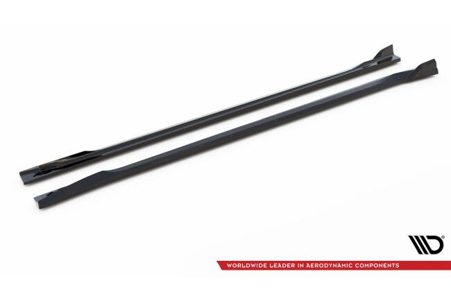 Maxton Design Seitenschweller für BMW X3 G01 Hochglanz schwarz