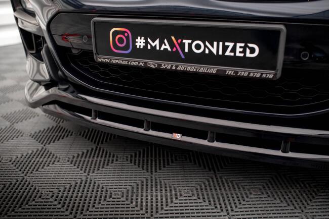 Maxton Design Frontlippe V.2 für BMW X4 M-Paket G02 Hochglanz schwarz