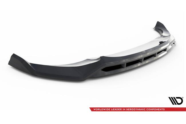 Maxton Design Frontlippe V.2 für BMW X4 M-Paket G02 Hochglanz schwarz