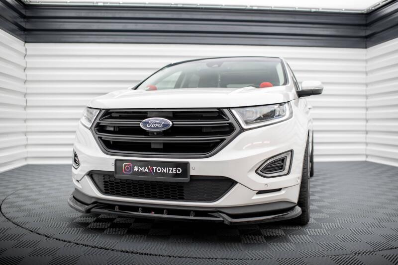 Maxton Design Frontlippe für Ford Edge Sport Mk2 Hochglanz schwarz