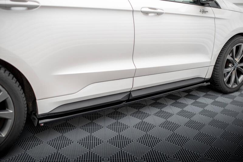 Maxton Design Seitenschweller (Paar) für Ford Edge Sport Mk2 Hochglanz schwarz