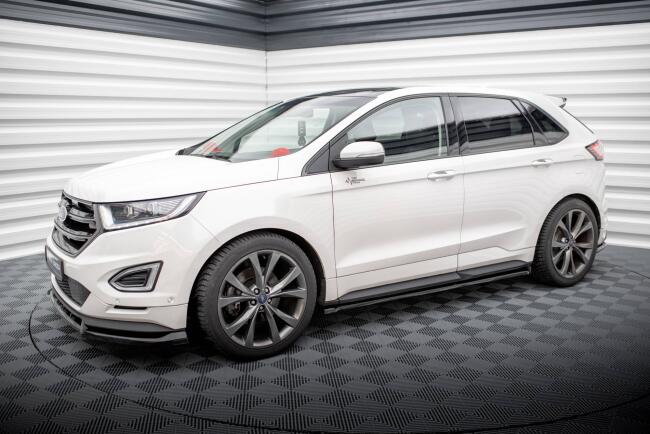 Maxton Design Seitenschweller (Paar) für Ford Edge Sport Mk2 Hochglanz schwarz