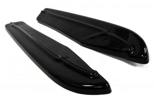 Maxton Design Diffusor Flaps für Skoda Octavia RS Mk3 / Mk3 FL Hatchback / Kombi Hochglanz schwarz