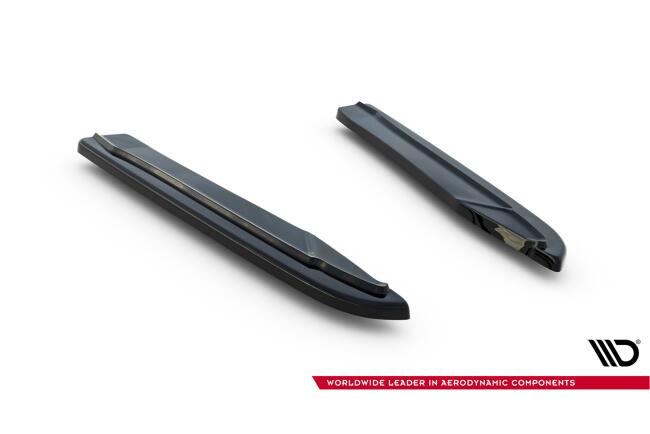 Maxton Design Diffusor Flaps V.1 für Skoda Octavia RS Mk3 / Mk3 FL Hatchback / Kombi (2013-2019) Hochglanz schwarz