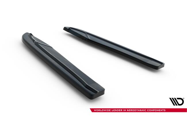 Maxton Design Diffusor Flaps V.1 für Skoda Octavia RS Mk3 / Mk3 FL Hatchback / Kombi (2013-2019) Hochglanz schwarz
