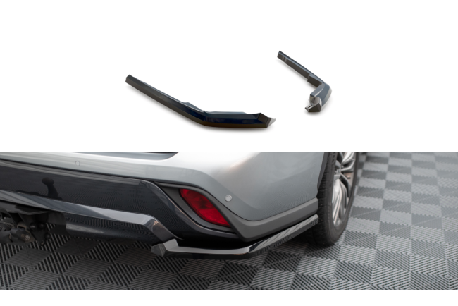 Maxton Design Diffusor Flaps für Toyota Highlander Mk4 Hochglanz schwarz