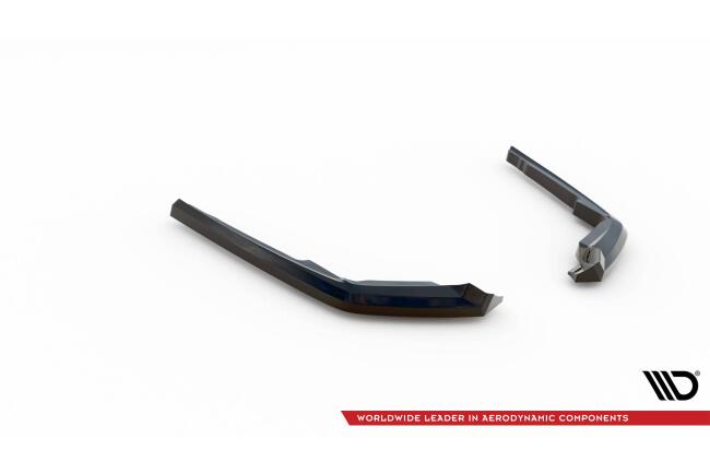 Maxton Design Diffusor Flaps für Toyota Highlander Mk4 Hochglanz schwarz