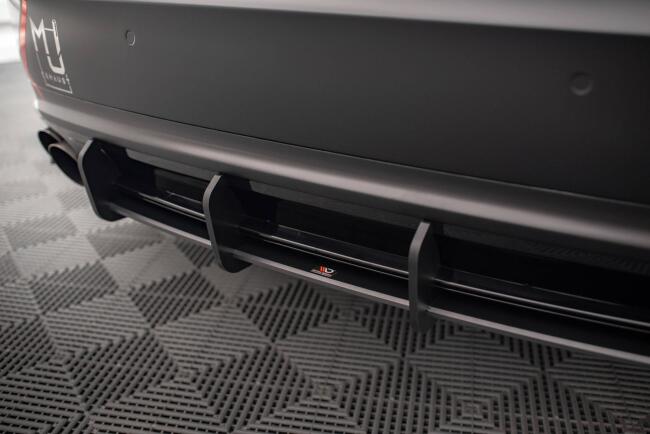 Maxton Design Street Pro Heckdiffusor für Audi S8 D4 Rot