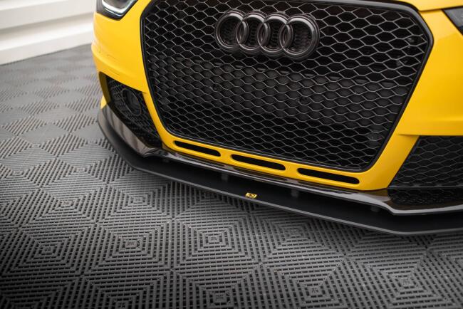 Maxton Design Street Pro Frontlippe für Audi RS4 B8 schwarz matt