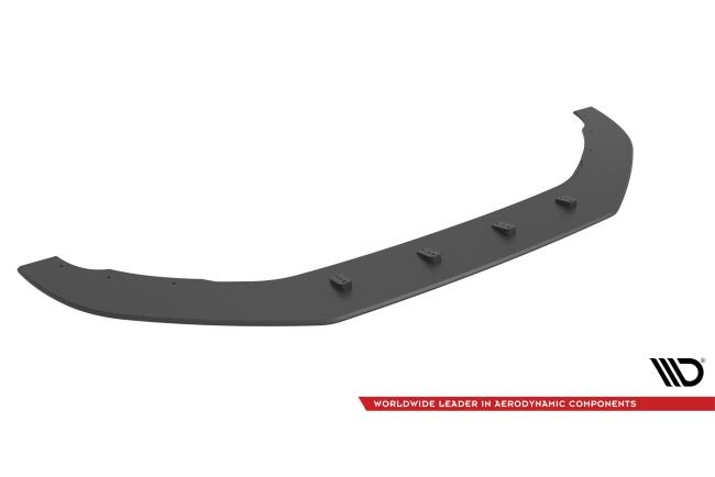 Maxton Design Street Pro Frontlippe für Audi RS4 B8 schwarz rot