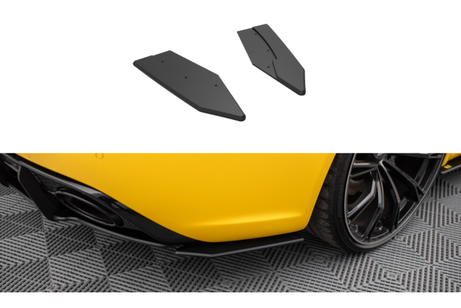 Maxton Design Street Pro Diffusor Flaps für Audi RS4 B8 schwarz matt
