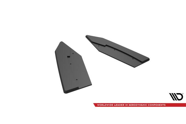 Maxton Design Street Pro Diffusor Flaps für Audi RS4 B8 schwarz rot