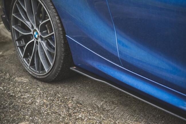 Maxton Design Street Pro Seitenschweller (Paar) für BMW 1er F21 M135i / M140i / M-Paket schwarz matt