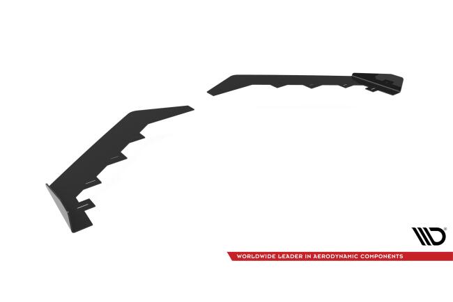 Maxton Design Street Pro Frontlippen-Flaps für Subaru BRZ Mk1 Facelift Hochglanz schwarz